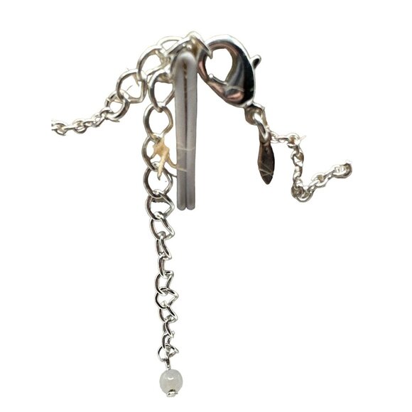 Inspirational Floating Hope Shell Necklace Pendant Charm Round Silver Tone - Picture 6 of 6